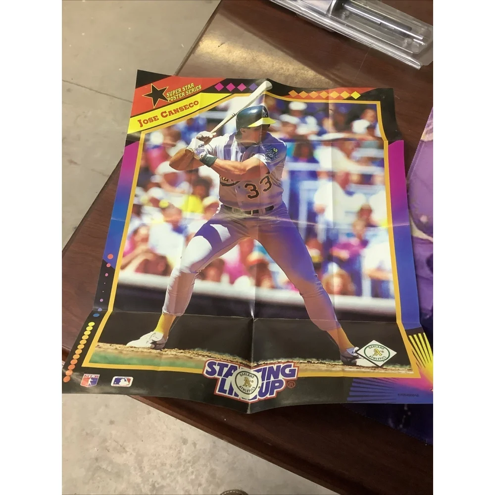 1991 Super Star Poster Series Jose Canseco